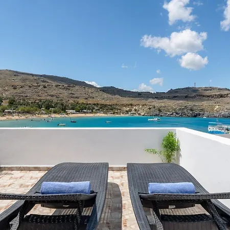 Avli View Apartment Líndos